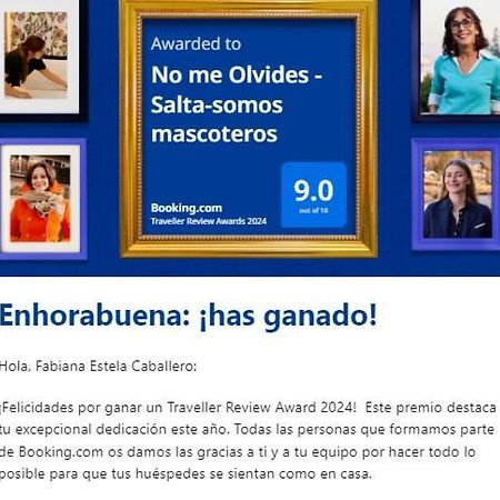 No Me Olvides -Salta-Somos Mascoteros Apartman Kültér fotó