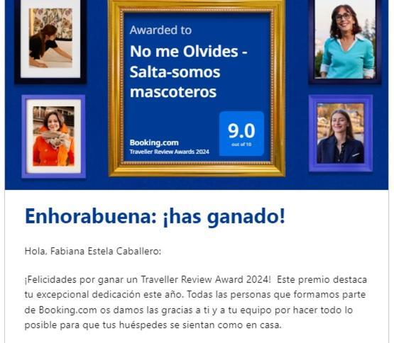 No Me Olvides -Salta-Somos Mascoteros Apartman Kültér fotó
